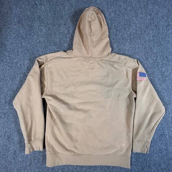 Patriot Provisions Hoodie Handcrafted‎ in USA Large Brown - Picture 5 of 9